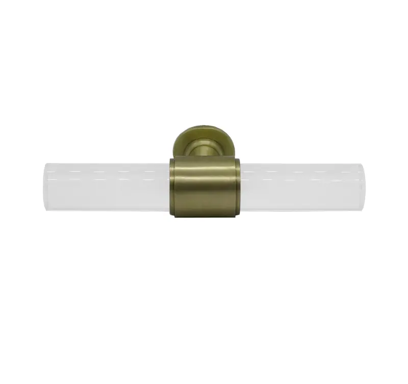 Rutherford Acrylic & Brass Cabinet/Drawer Pull 1