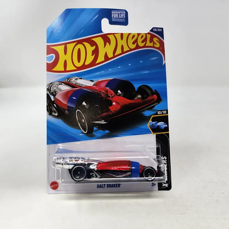 Salt Shaker #136 * Red/Blue * 2025 Hot Wheels  New! Case Q 1