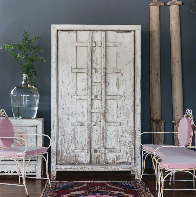 Salvaged Vintage Door Armoire - Matthew Izzo Collection 2