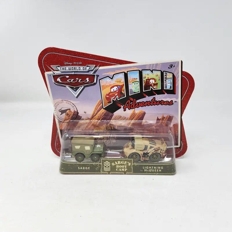 Sarge & Mcqueen Sarge's Boot Camp * Disney Pixar The World Of Cars Mini Adventures 1