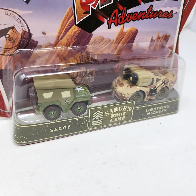 Sarge & Mcqueen Sarge's Boot Camp * Disney Pixar The World Of Cars Mini Adventures 2