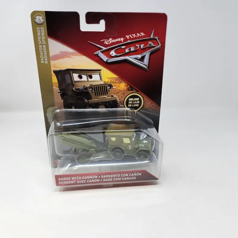 Sarge With Cannon * Disney Pixar Cars * Deluxe Series 1