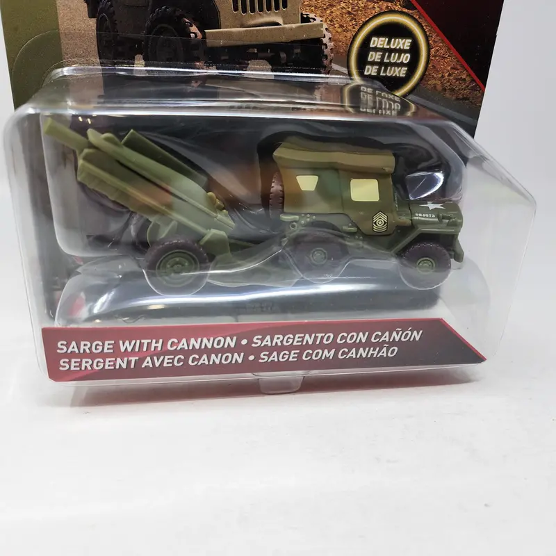 Sarge With Cannon * Disney Pixar Cars * Deluxe Series 2