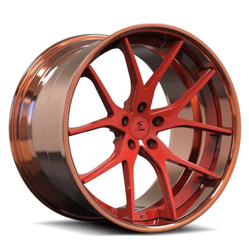 Sc-04 Custom Super Concave Gloss Red, Transparent Black Wheels 1