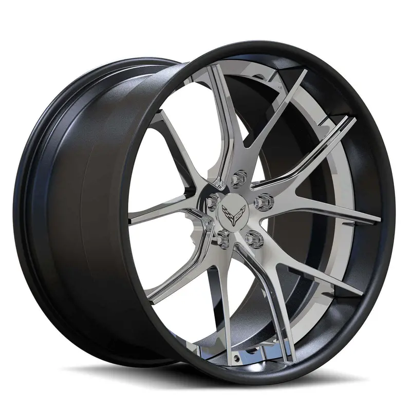 Sc-04 Custom Super Concave Satin Black, Chrome Wheels 1