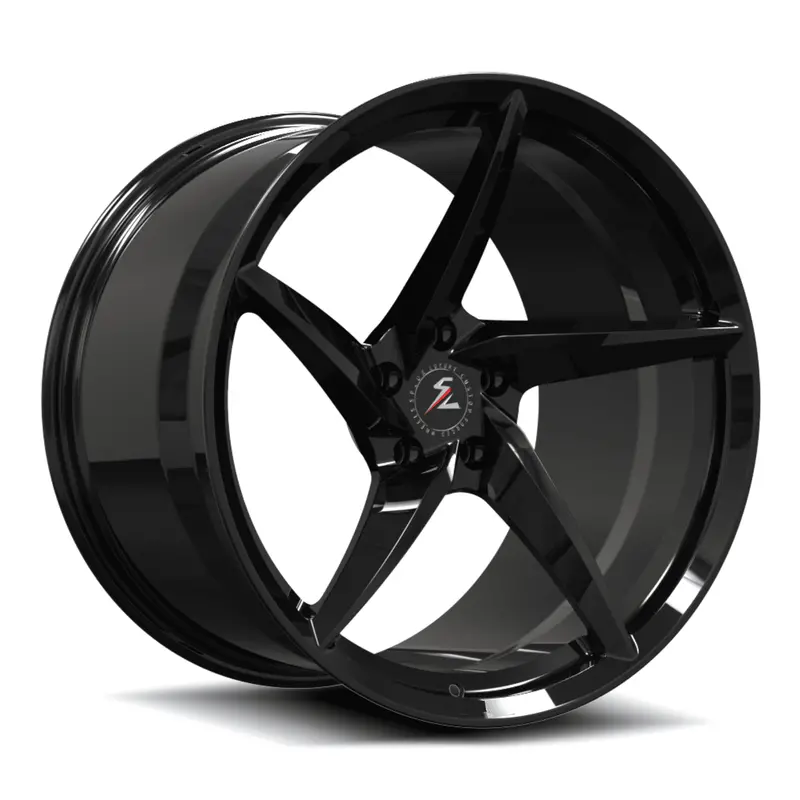 Sc-09M Custom Super Concave Forged All Piano Black Wheels 1