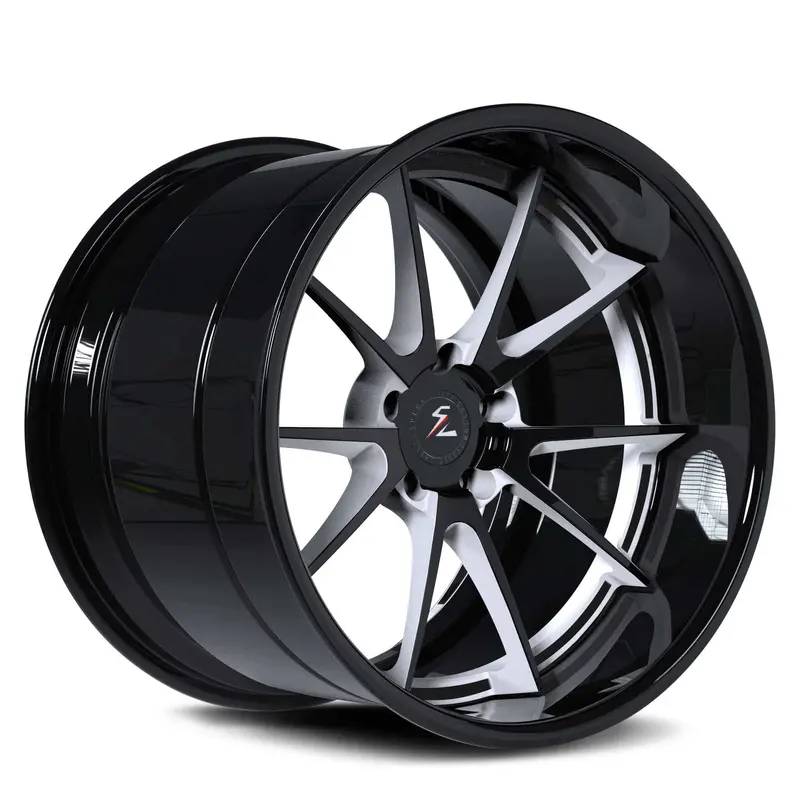 Sd-04 Custom Deep Dish Black,White Wheels 1