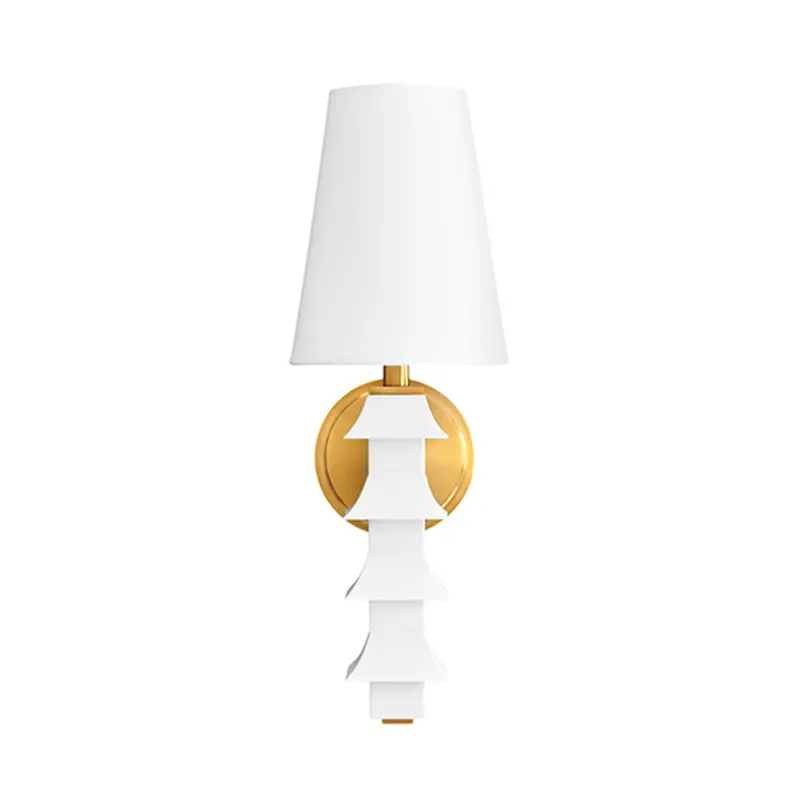 Sedona Tole Pagoda Wall Sconce W/Brass Accent 2