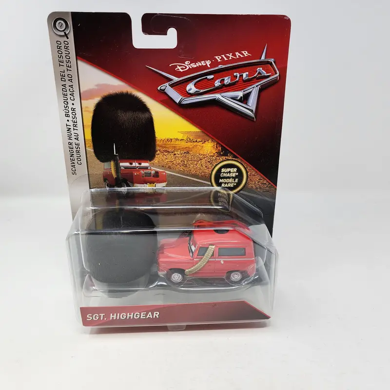 Sgt. Highgear Super Chase Rare! * Disney Pixar Cars * Deluxe Series 1