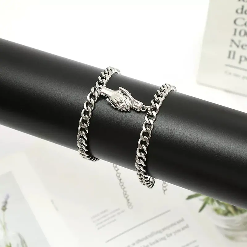 Shaking Hands Magnetic Bracelets 1
