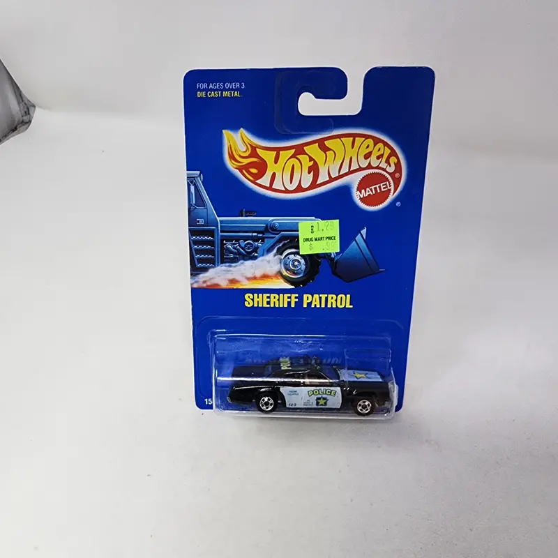 Sheriff Patrol #59 * Hot Wheels Blue Card 1