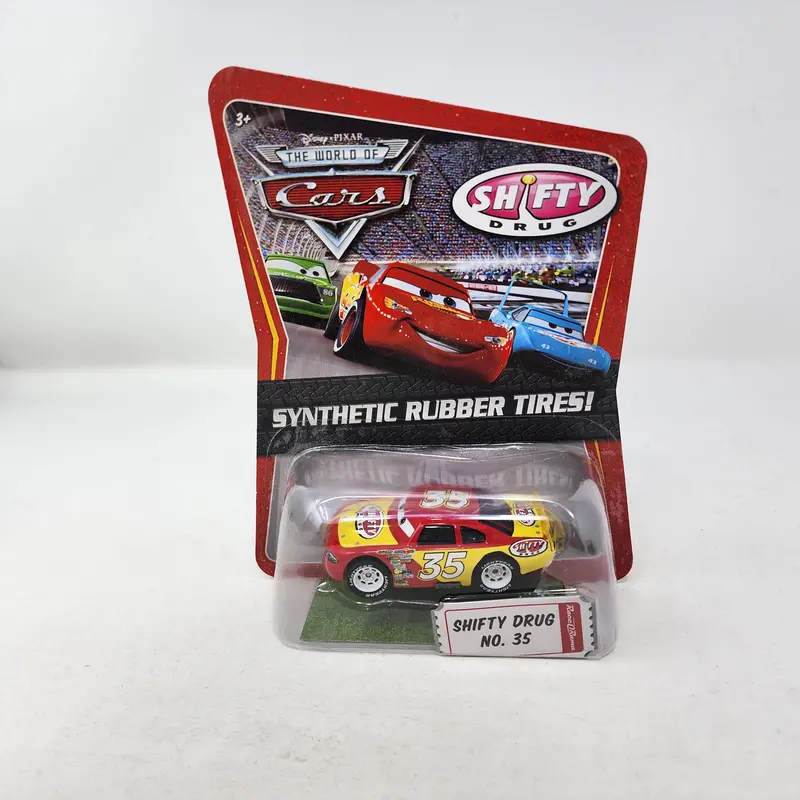 Shifty Drug No. 35 W/ Synthetic Rubber Tires * Disney Pixar The World Of Cars 1