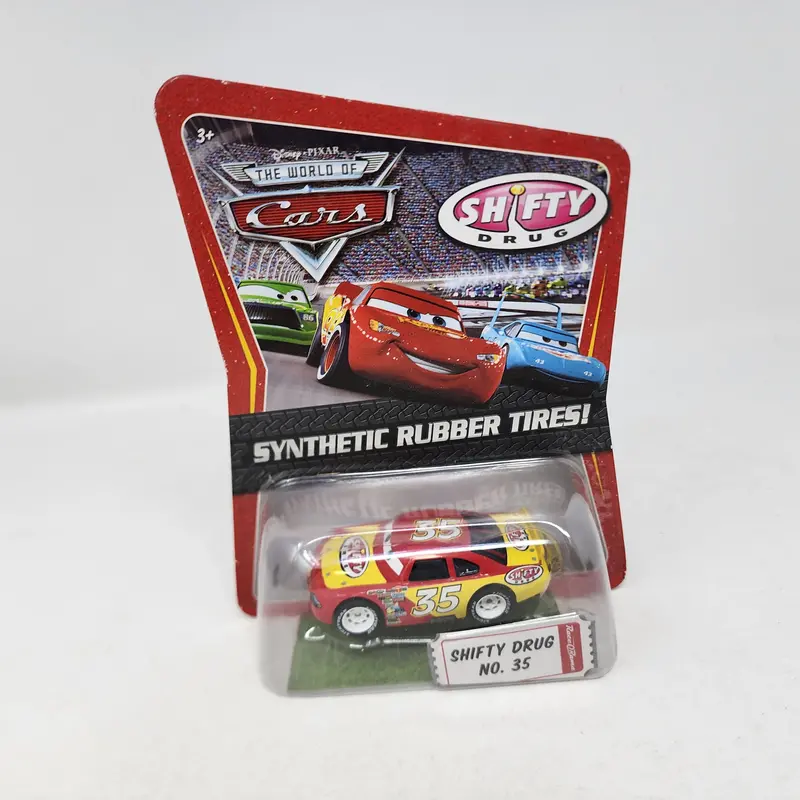Shifty Drug No. 35 W/ Synthetic Rubber Tires * Disney Pixar The World Of Cars 1