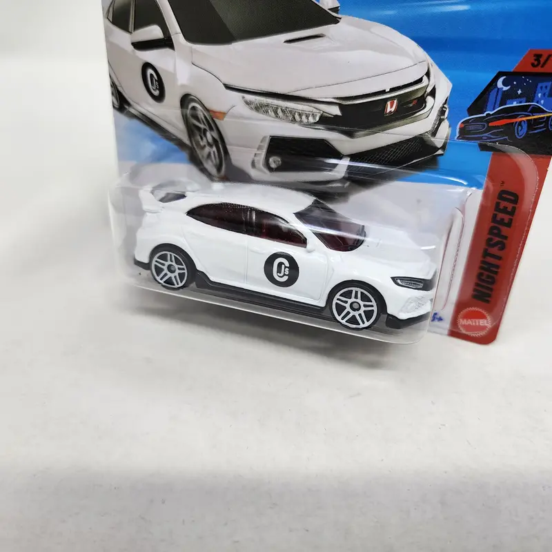 Short Card * 2018 Honda Civic Type R #11 * White * 2026 Hot Wheels Case B 2