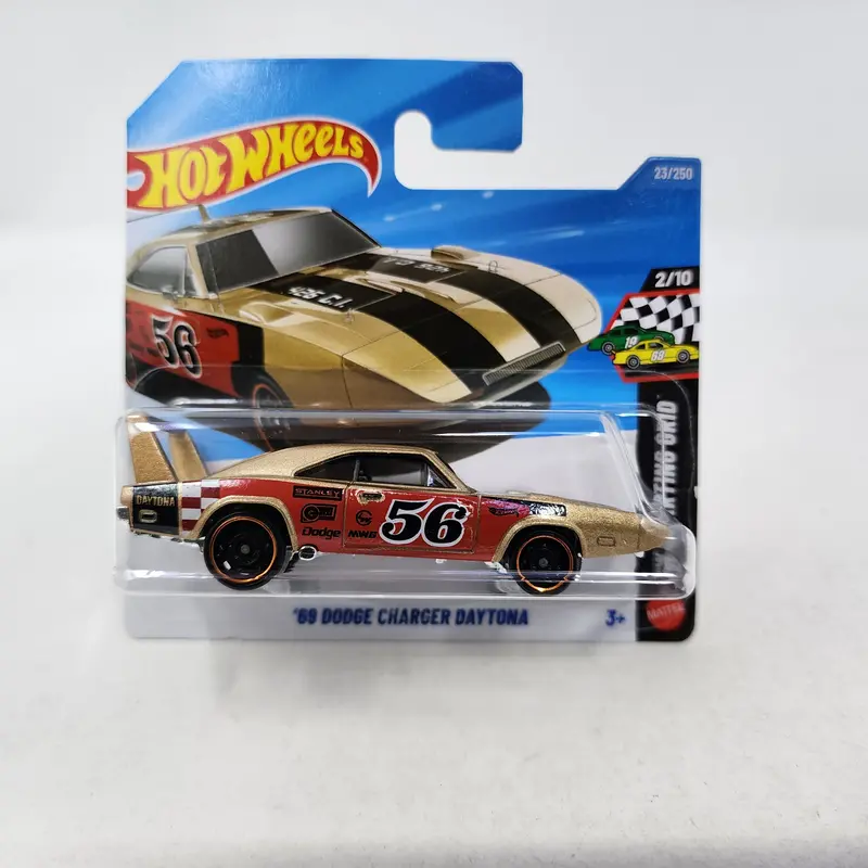 Short Card * '69 Dodge Charger Daytona #23 * Gold * 2026 Hot Wheels Case B 1