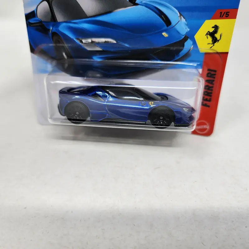 Short Card * Ferrari Sf90 Stradale #41 * Blue * 2026 Hot Wheels Case B 2
