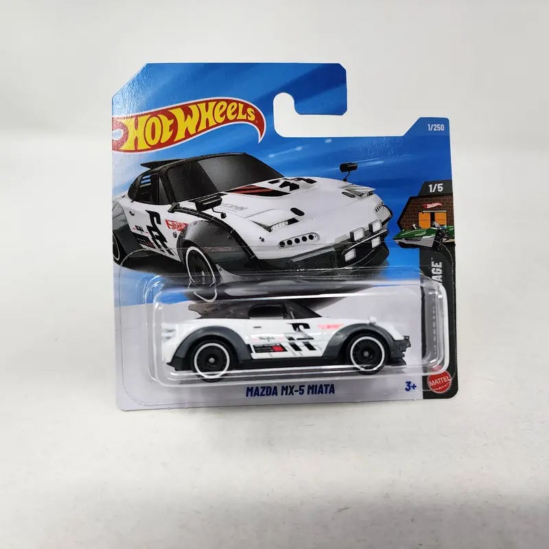 Short Card * Mazda Mx-5 Miata #1 * White * 2026 Hot Wheels Case B 1