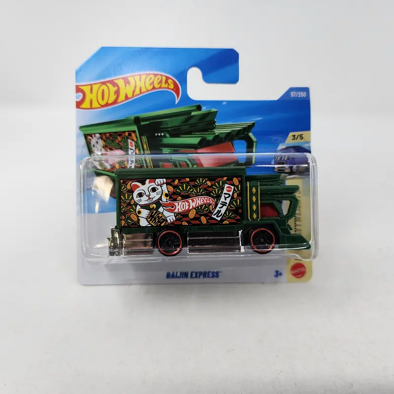 Short Card * Raijin Express #57 * Green * 2026 Hot Wheels Case B 1