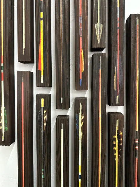 Shou Sugi Ban Arrows Display 2