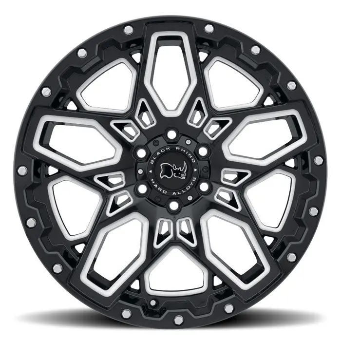Shrapnel Gloss Black With Milled Spokes 2