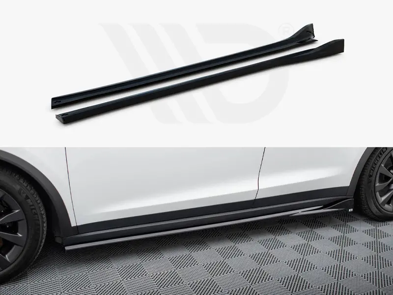 Side Skirts Diffusers Tesla Model X Mk1 Facelift 1