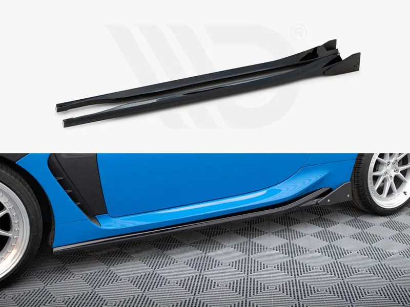 Side Skirts Diffusers V.1 + Flaps Toyota Gr86 Mk1 1