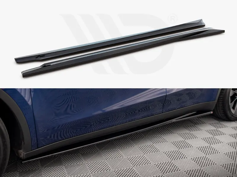 Side Skirts Diffusers V.1 Tesla Model Y 1
