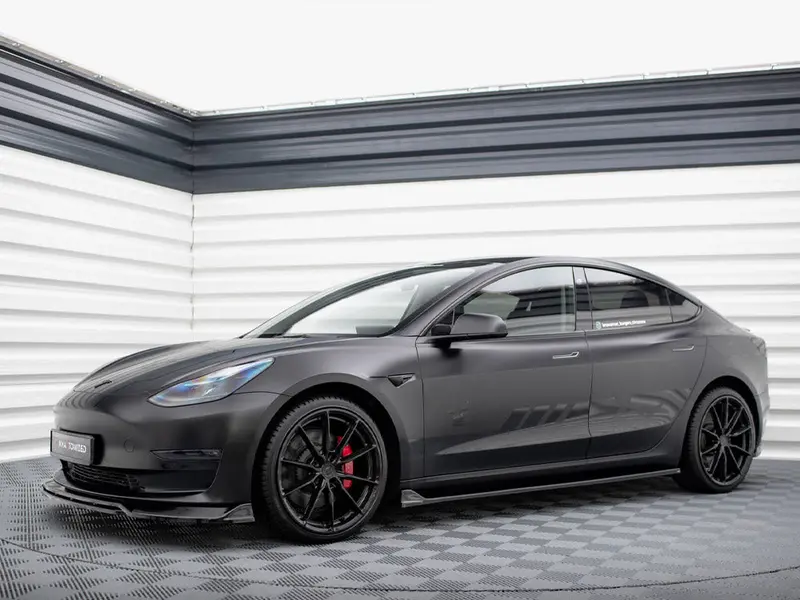 Side Skirts Diffusers V.2 Tesla Model 3 2