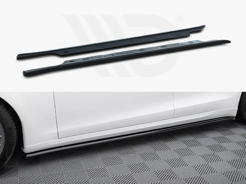 Side Skirts Diffusers V.2 Tesla Model S Plaid Mk1 Facelift 1