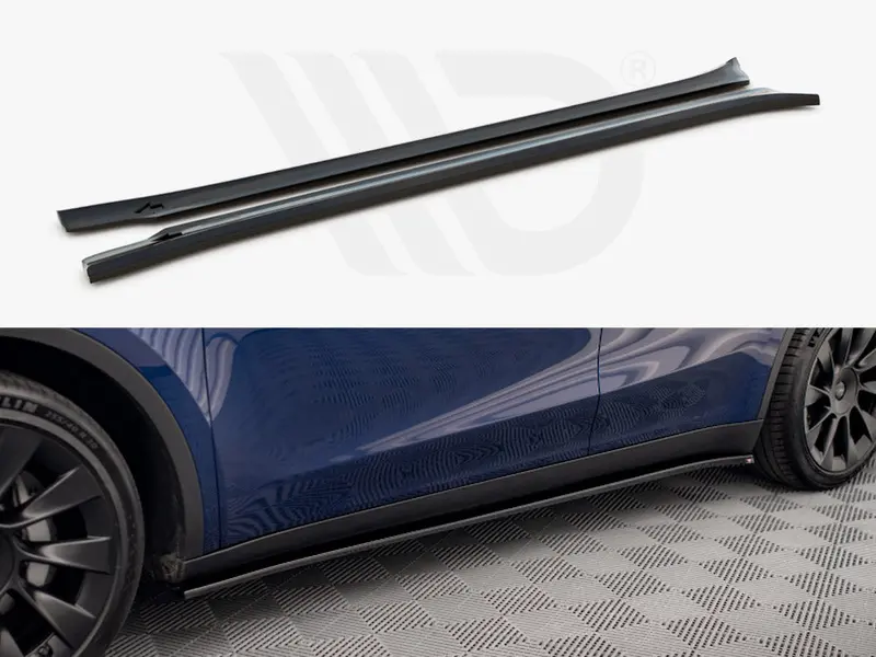 Side Skirts Diffusers V.2 Tesla Model Y 1