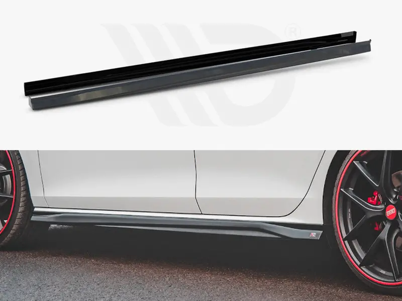 Side Skirts Diffusers V.3 Vw Golf 8 Gti / Gti Clubsport / R-Line 1
