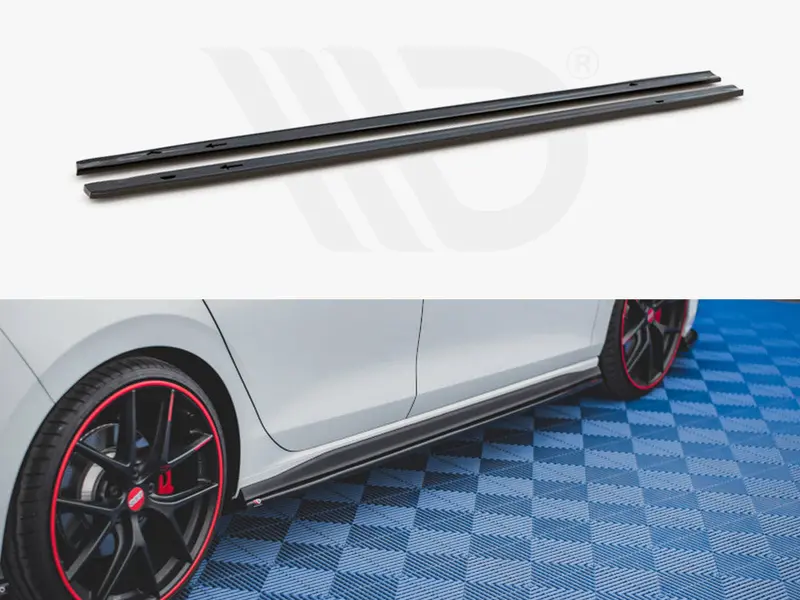 Side Skirts Diffusers Vw Golf Mk8 Gti / Gti Clubsport / R-Line (2020-) 1