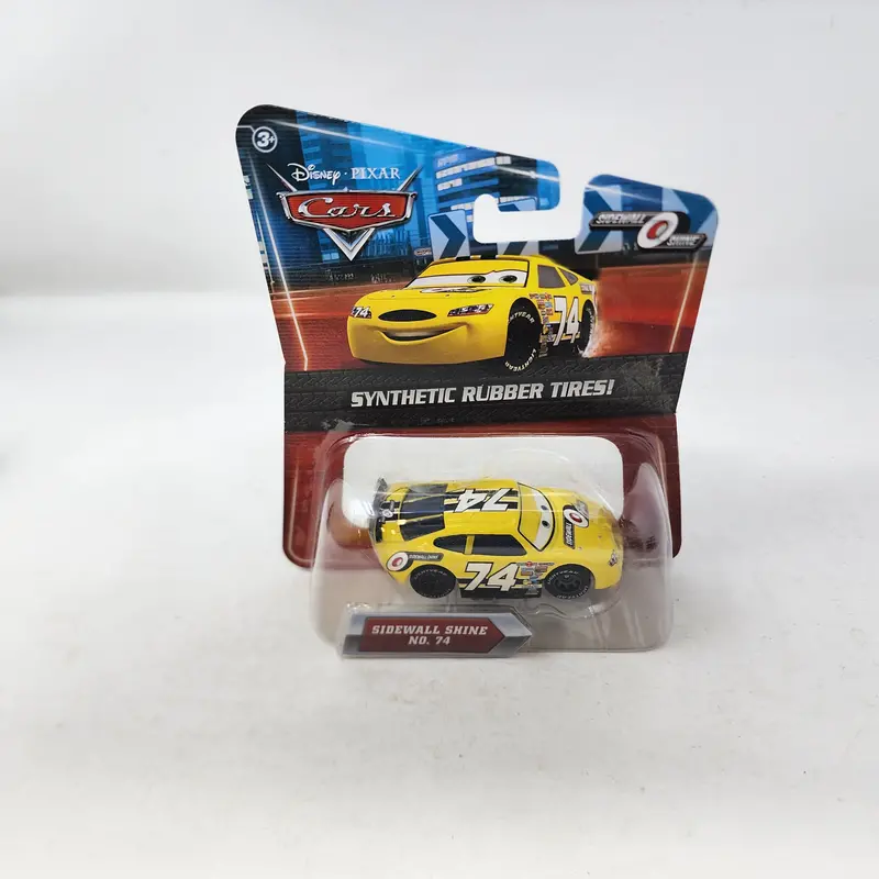 Sidewall Shine No. 74 W/ Synthetic Rubber Tires * Disney Pixar The World Of Cars 1