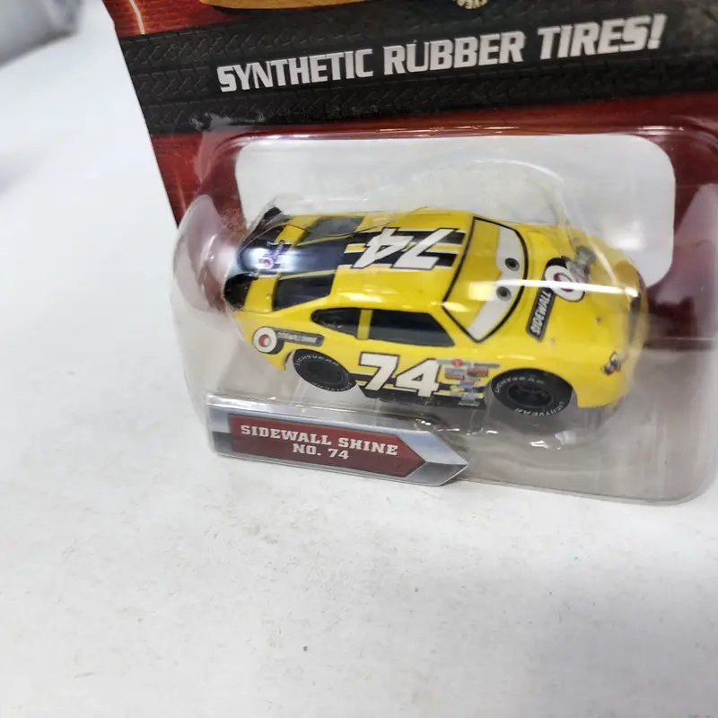 Sidewall Shine No. 74 W/ Synthetic Rubber Tires * Disney Pixar The World Of Cars 2