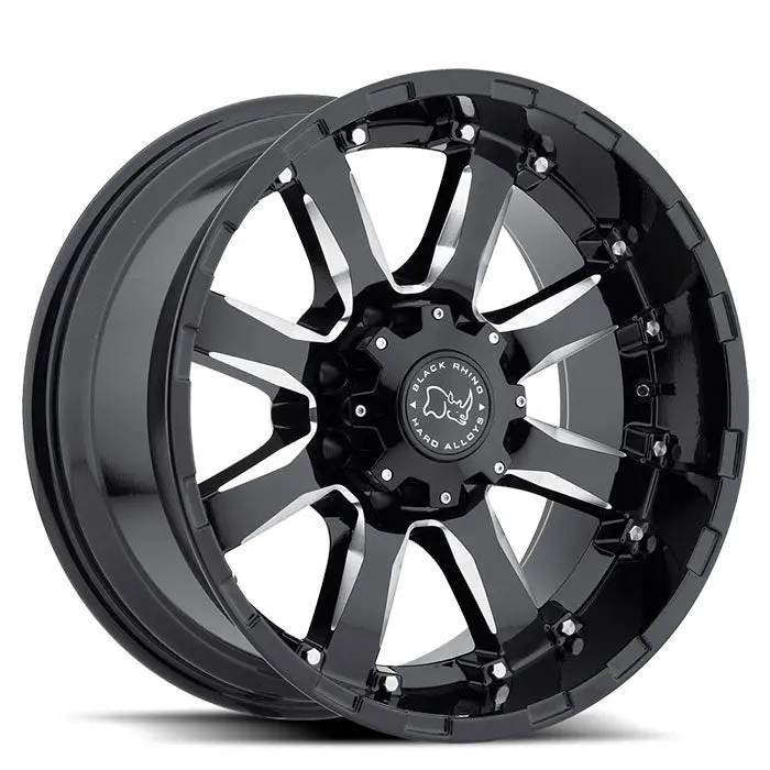 Sierra Gloss Black With Milled Spokes 1