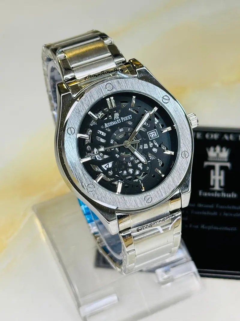 Silver Black Hologram Ap Watch 1