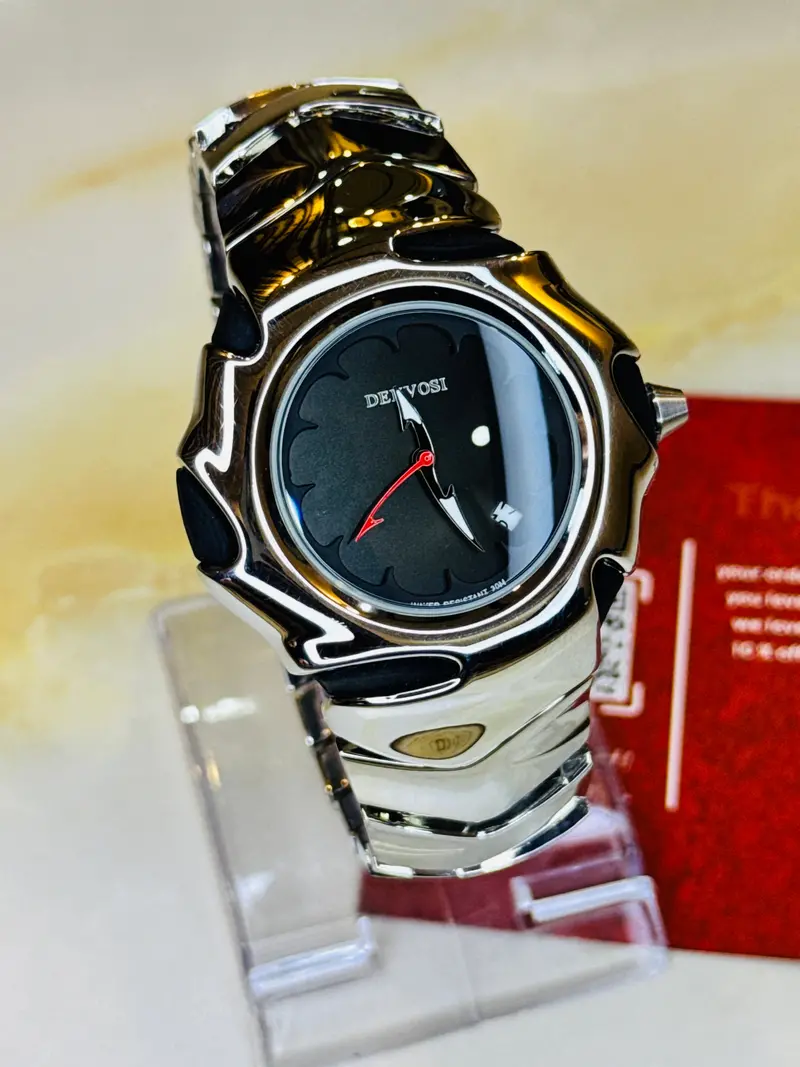 Silver Black Venom Watch 1