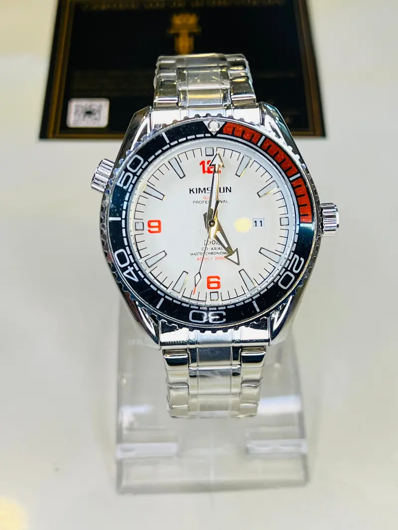 Silver Kimisun Rotating Bezel Watch 2