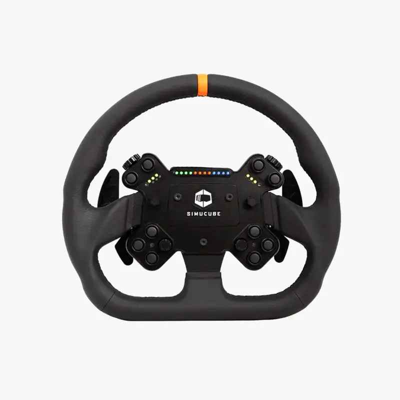 Simucube Valo D型 ブラック レザー Gt-23 Leather Version Sc3 クリックリリース装備 ※Link Hub付属 1