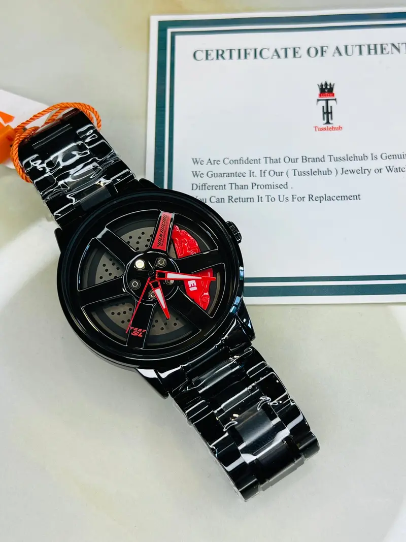 Skmei Red Vossen Ace Dial Wheel Watch 1
