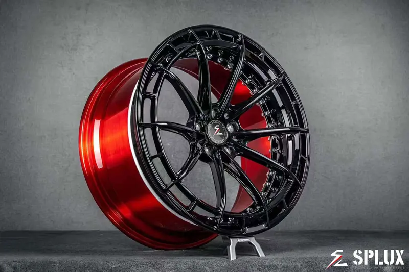 Sl-C07 2022-2025 Corvette C8 Z06/E-Ray Black&Red Deep Concave 20X10 21X13 3