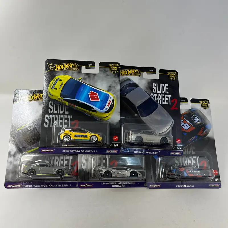 Slide Street 2 * Complete 5 Car Set * 2024 Hot Wheels Car Culture Case H 1
