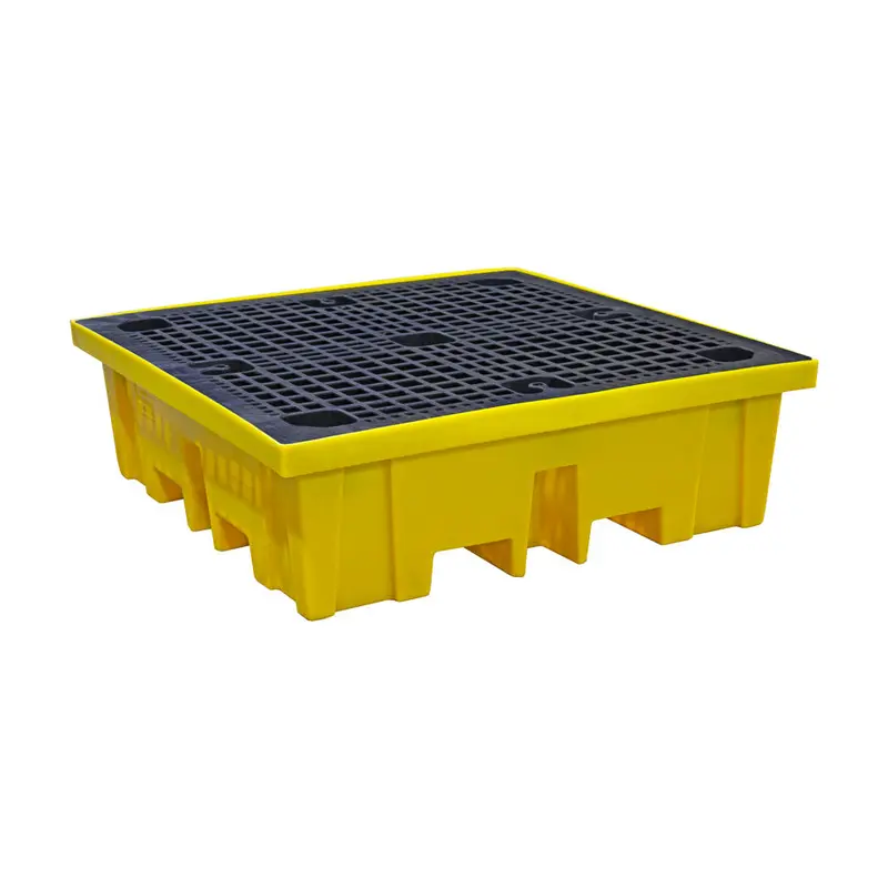 Spill Pallet With 4 Way Flt Access (For 4 X 205Ltr Drums) - Bp4fw 1