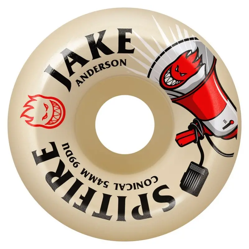 Spitfire Jake Anderson Burn Squad Skateboard Wheels | F4 Conical 54Mm 99A 1