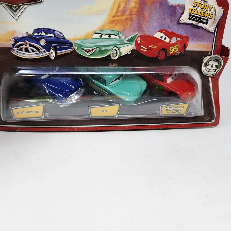 Sponsorless Mcqueen Flo, Doc * Disney Pixar The World Of Cars Story Tellers 2
