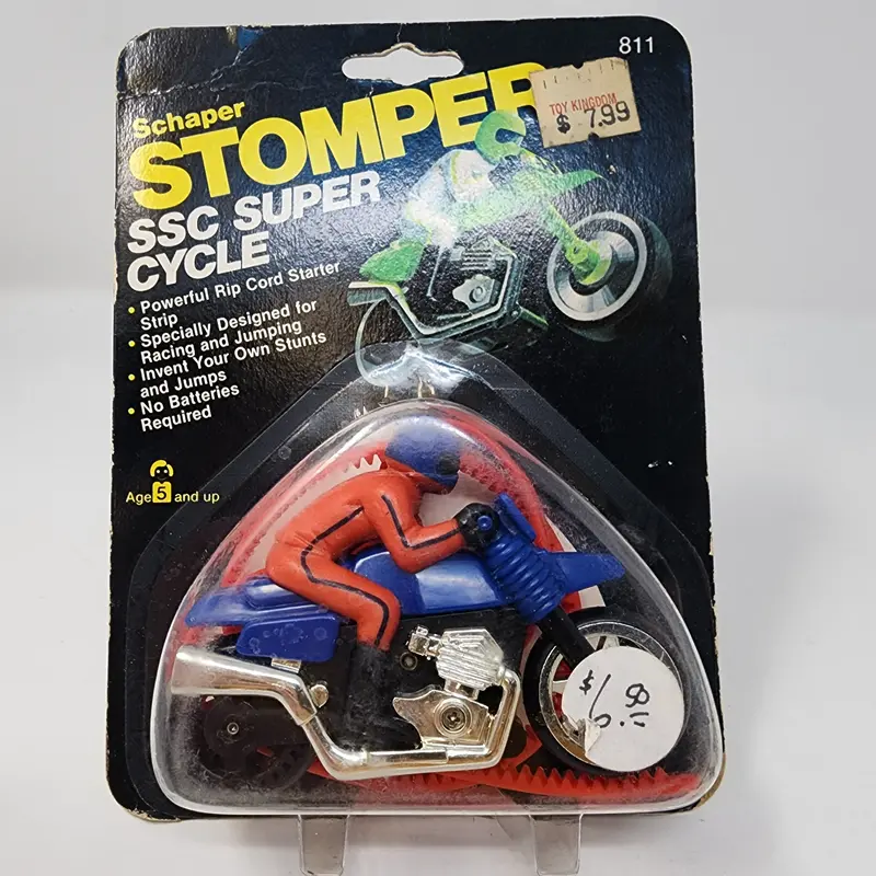Ssc Super Cycle Schaper Stomper * Red Rider W/ Blue Bike 1