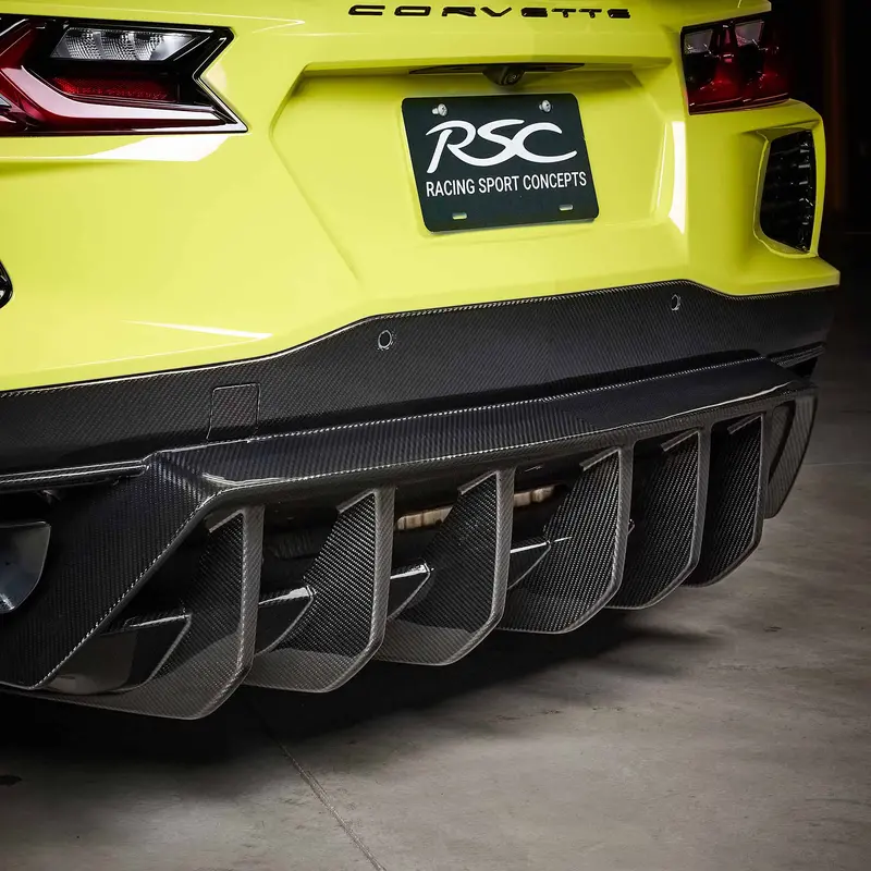 St Rear Diffuser | Carbon Fiber | Corvette C8 Stingray & E-Ray 1