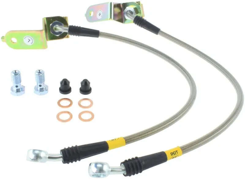 Stoptech 05 Chrysler 300C 5.7L V8 W/ Vented Rear Disc Stainless Steel Rear Brake Lines 1