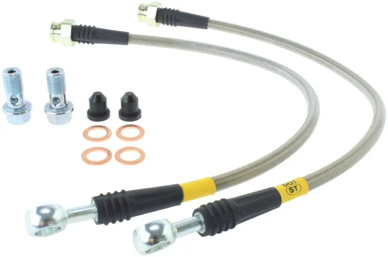 Stoptech 06-10 Chevrolet Corvette Z06 Stainless Steel Rear Brake Lines 1
