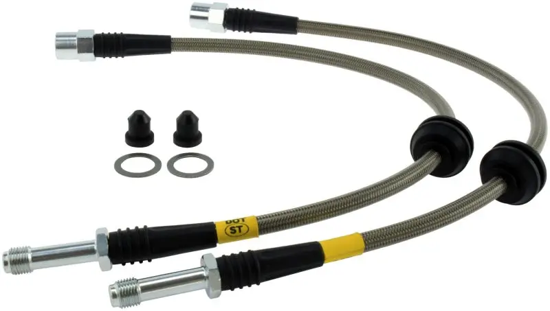 Stoptech 09 Audi A4 Sedan / 08-10 A5-S5 Rear Stainless Steel Brake Line Kit 1